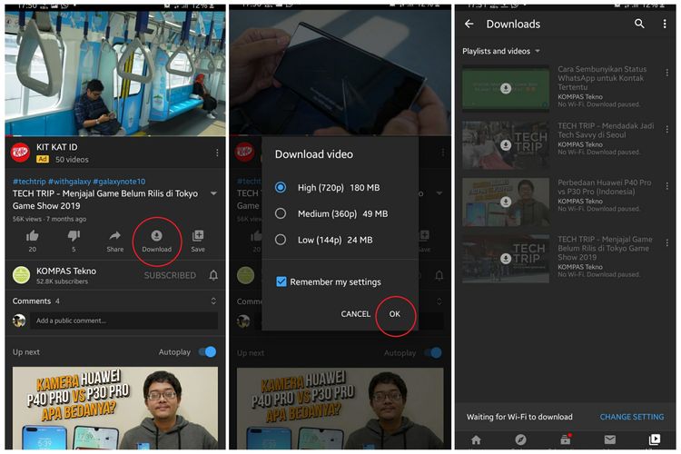 Begini Cara Mudah Download Video Youtube Di Smartphone Halaman All Kompas Com