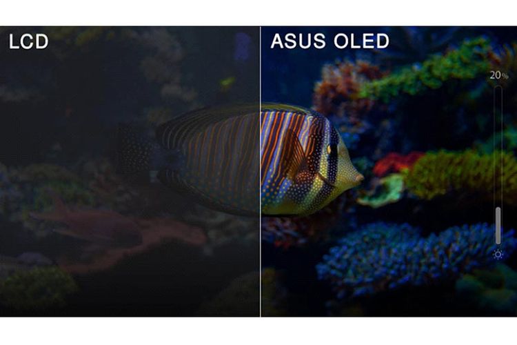 Tampilan layar pada laptop kreator konten.