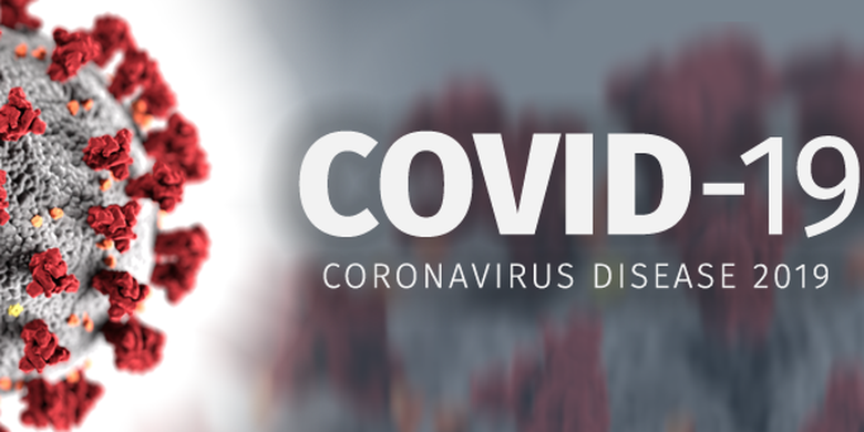 Ilustrasi virus corona (COVID-19).