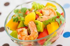 Resep Salad Udang Mangga, Asam Manis Segar 