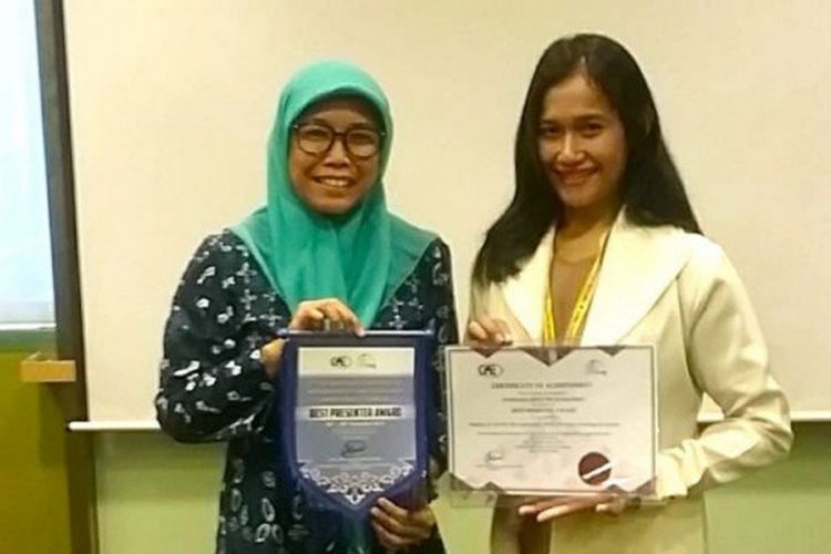 Mahasiswa Program Studi S2 Teknik Pertanian UGM, Patriasia Hesti Tri Nugraheni meraih gelar Best Presenter dalam seminar 7th International Conference on Applied Sciences and Engineering Application (7th ICASEA) di Malaysia.