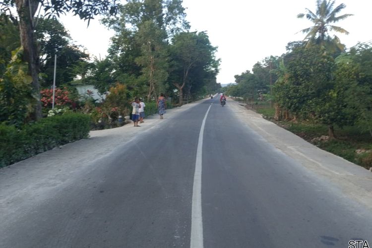 Akhirnya, Warga Perbatasan RI-Timor Leste Nikmati Jalan Mulus IJD 