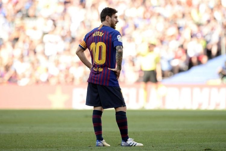 Lionel Messi menjadi kapten utama Barcelona terhitung sejak pertandingan Trofeo Joan Gamper, 15 Agustus 2018. 
