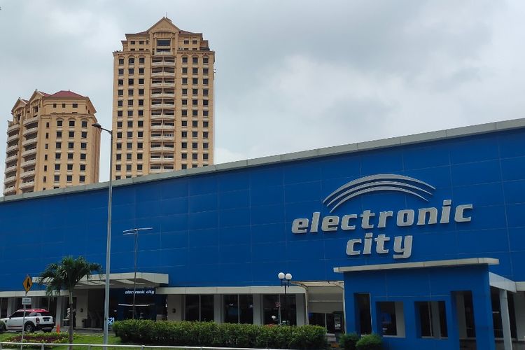 Ilustrasi toko Electronic City.
