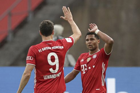 Top Skor Liga Champions - Lewandowski Menuju Rekor Ronaldo, Gnabry Pepet Haaland