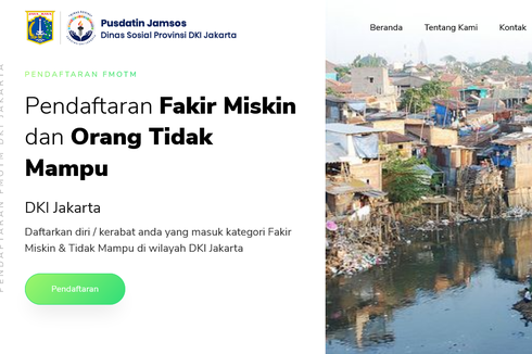 Banyak Peminat, Portal Pendaftaran Fakir Miskin DKI Jakarta Susah Diakses