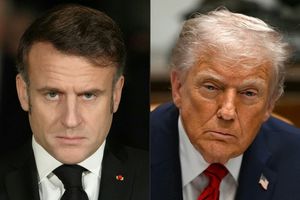 Jadi Saling Sindir, Keretakan Hubungan Trump-Macron Makin Terbuka
