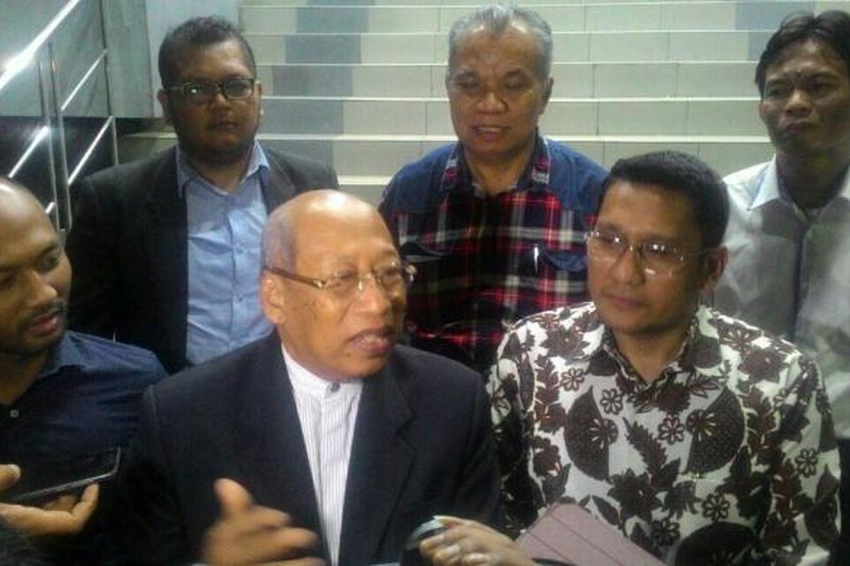 Tim kuasa hukum Basuki Tjahaja Purnama atau Ahok melaporkan Willyuddin Abdul Rasyid Dhani ke Polda Metro Jaya, Kamis (2/2/2017) malam. 