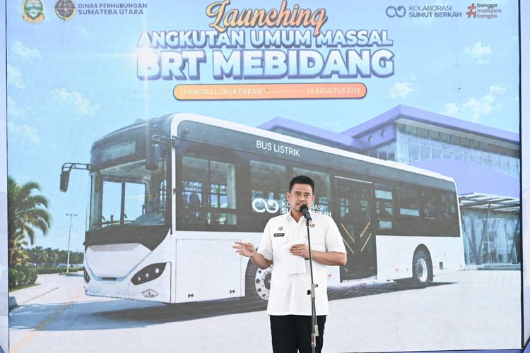 BRT Mebidang Resmi Beroperasi dengan Bus Listrik, Cek Rute dan Tarifnya