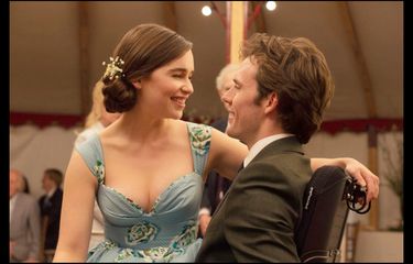 Emilia Clarke dan Sam Claflin dalam film Me Before You (2016).