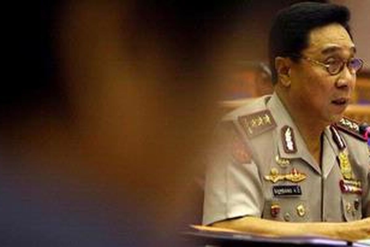 Kapolri Bambang Hendarso Danuri.