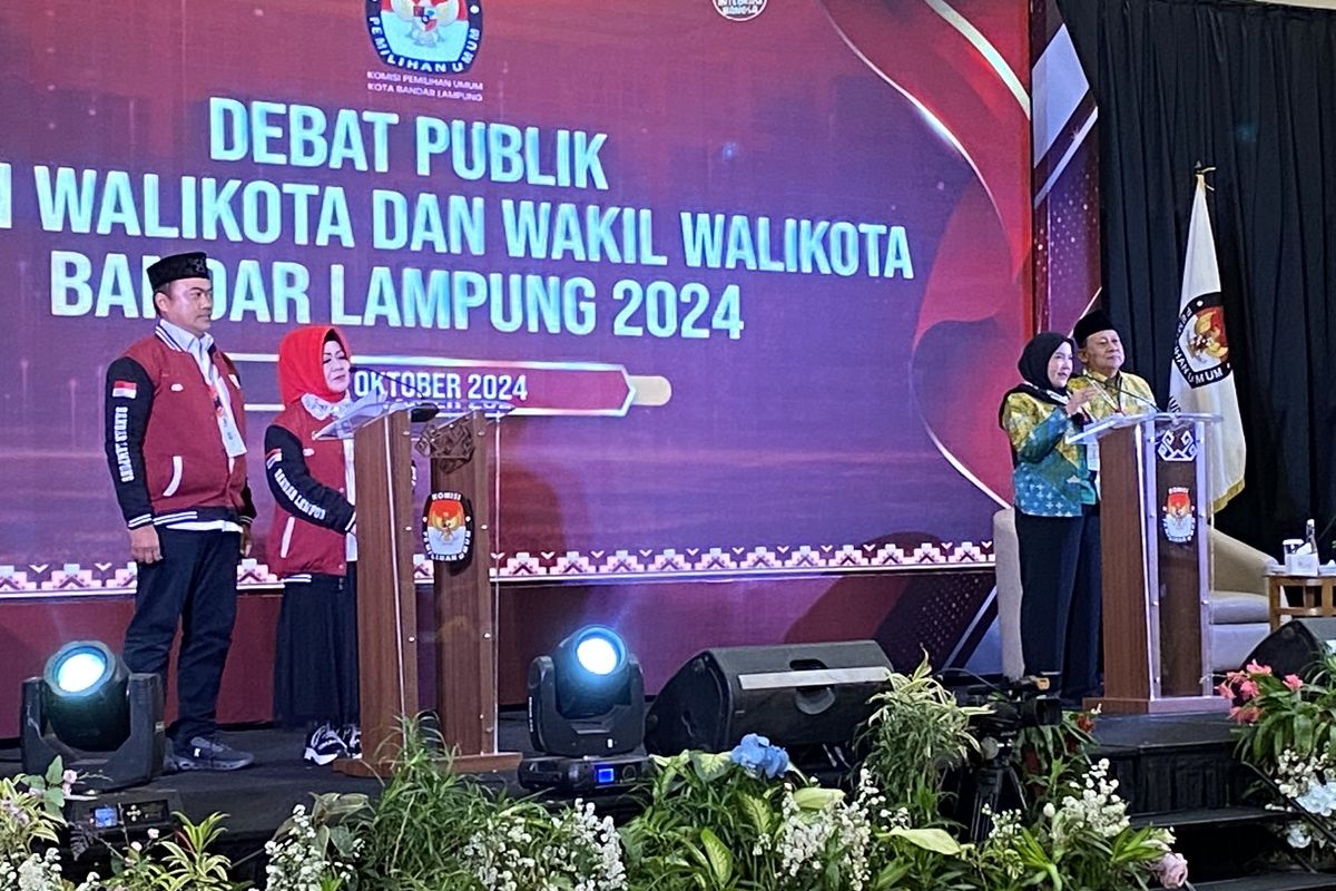 Sesi Debat Pilkada Bandar Lampung Belum Dimulai, Paslon Sudah Sindir Rivalnya