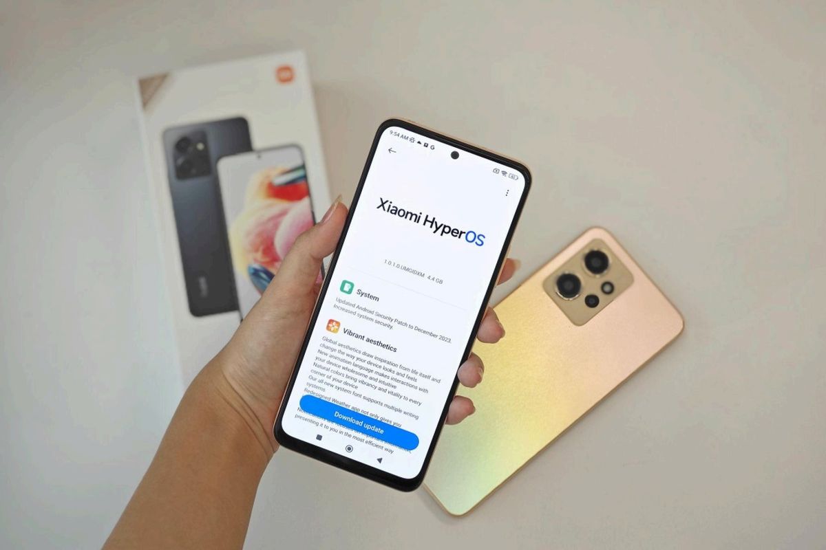 Ilustrasi Xiaomi HyperOS