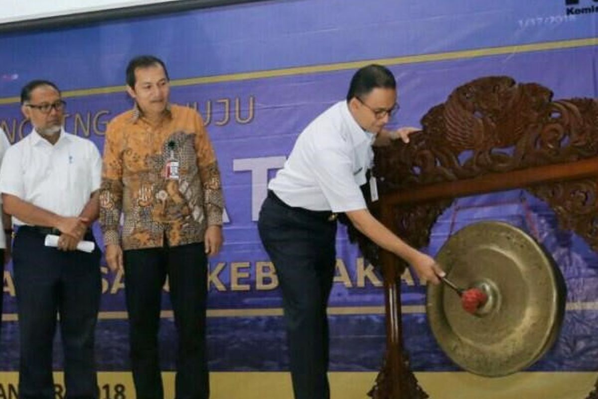 Gubernur Provinsi DKI Jakarta Anies Baswedan, saat peluncuran program Jakarta Satu di Balai Kota, beberapa waktu lalu