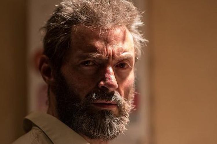 Hugh Jackman bermain dalam film Logan.