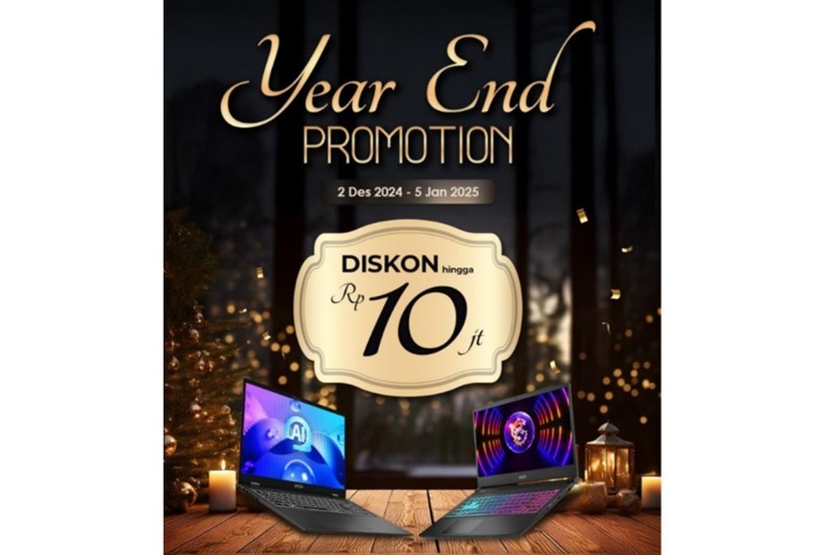 MSI adakan promo akhir tahun untuk sejumlah produk andalannya. 