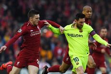 Penyesalan Robertson Setelah Menyentuh Kepala Messi secara Tidak Sopan