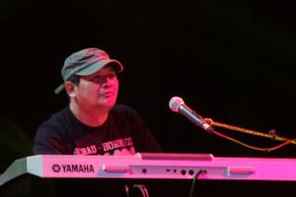 Idang Rasjidi tampil di Java Jazz, Semeru Straight aHead Jazz Hall, Jakarta International Expo (JIExpo), Kemayoran, Jakarta Pusat pada Sabtu (7/3/2015) malam.