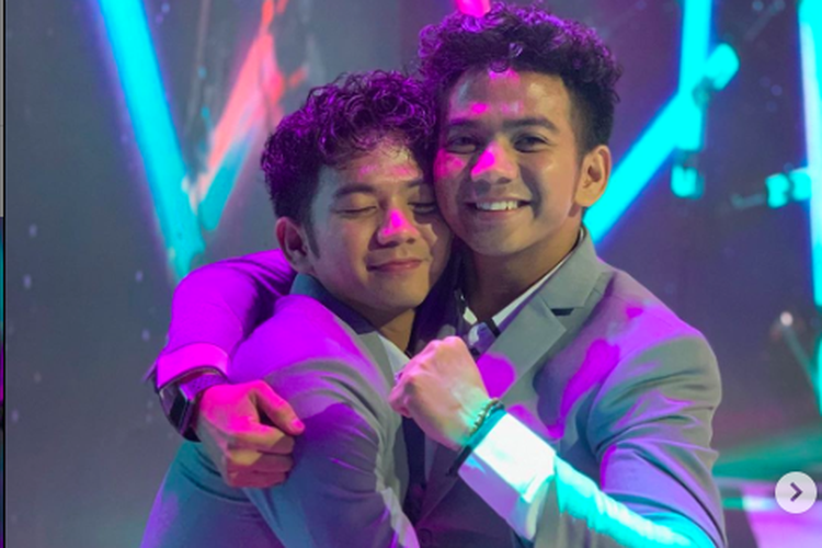 Rizki dan Ridho DAcademy. Ridho beri dukungan untuk Rizki