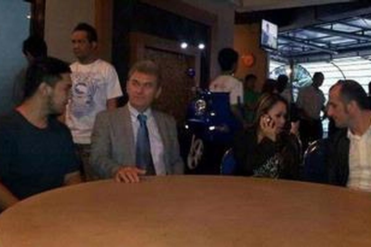 Pelatih Persib, Drago Mamic dalam acara peluncuran tim Persib