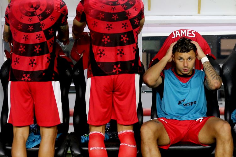 Pemain timnas Indonesia Dean James yang saat ini bermain di Liga Belanda, Eredivisie, Go Ahead Eagles.