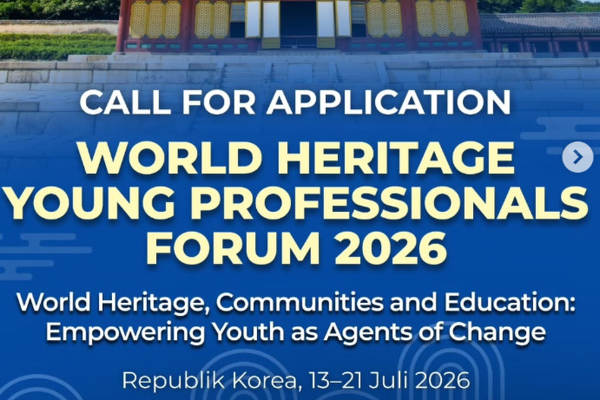 Peluang Ikut Forum Warisan Dunia di Korea Selatan dari UNESCO, Biaya Ditanggung Penuh