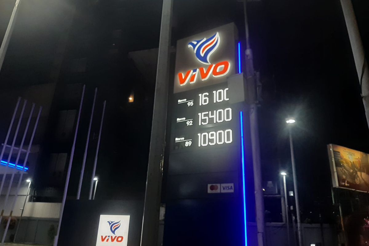 Daftar harga BBM Vivo per hari ini, Rabu (5/9/2022).
