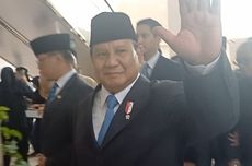 Datang ke DPR, Prabowo Subianto Lambaikan Tangan Saat Dipanggil "Pak Presiden"