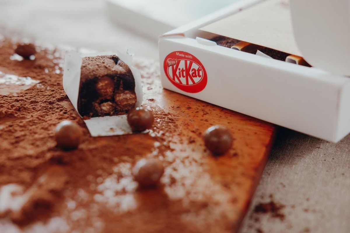 Varian rasa KitKat produksi cokelat truffle dari Chocloud by Nadi hasil kolaborasi bersama Nestle.