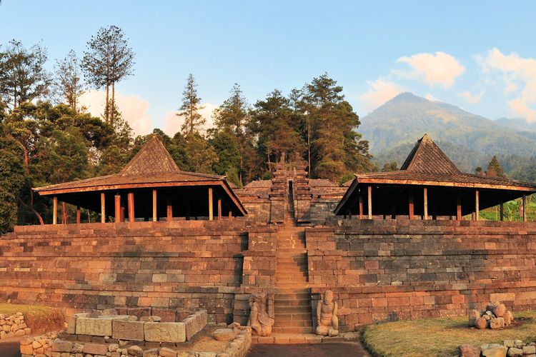 Candi Cetho di Kabupaten Karanganyar, Jawa Tengah.