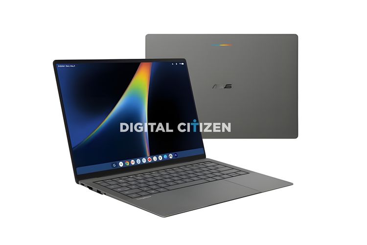 Wujud Laptop Googlebook Buatan Asus, Punggung Bisa Menyala Warna-warni