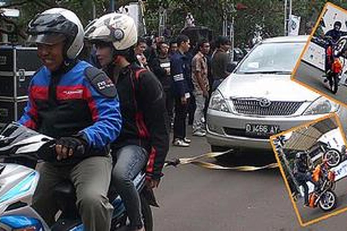 aksi TVS Motor Company Indonesia di kampus ITB, Bandung