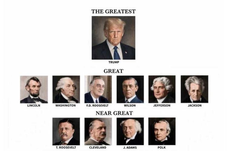 Trump Bikin Peringkat Presiden AS, Klaim Dirinya Ranking 1, Kalahkan Washington