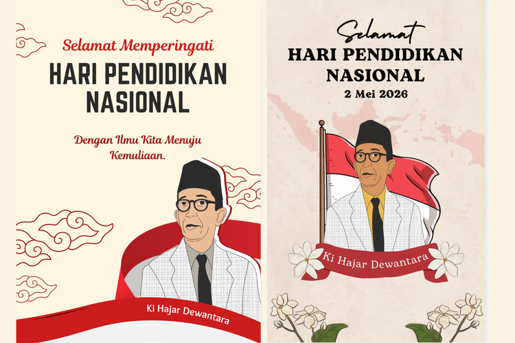 50 Link Download Gambar Hari Pendidikan Nasional 2026, Lengkap dengan Foto Ki Hajar Dewantara