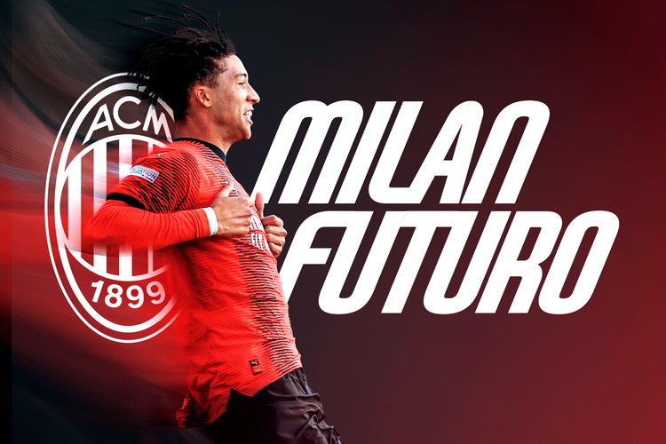 Kevin Zeroli dalam foto ilustrasi pembentukan tim kedua AC Milan Milan Futuro yang akan berkompetisi di Serie C Liga Italia 2024-2025. Milan Futuro akan dilatih oleh eks pemain Rossoneri, Daniele Bonera.