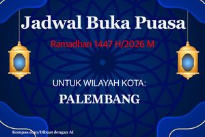 Jadwal Buka Puasa Ramadhan 2026 Kota Palembang, Lengkap 30 Hari
