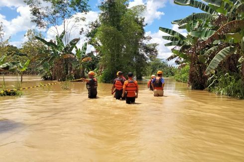 Sungai Tabalong Meluap, Dua Desa di Kalsel Terendam Banjir