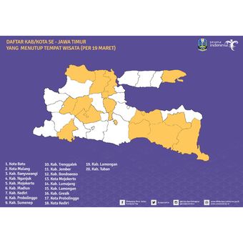 Daftar tempat wisata di Jawa Timur.