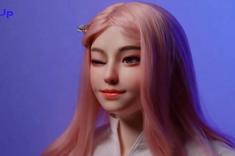 Moya, robot humanoid bikinan startup China yang bisa berkedip, tersenyum, berjalan hingga mengangguk layaknya manusia