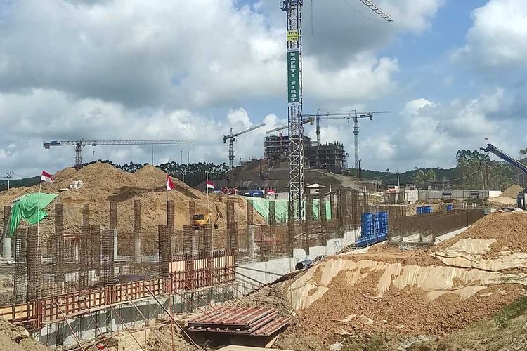Progres pembangunan Istana Negara di IKN sudah mencapai 20 persen