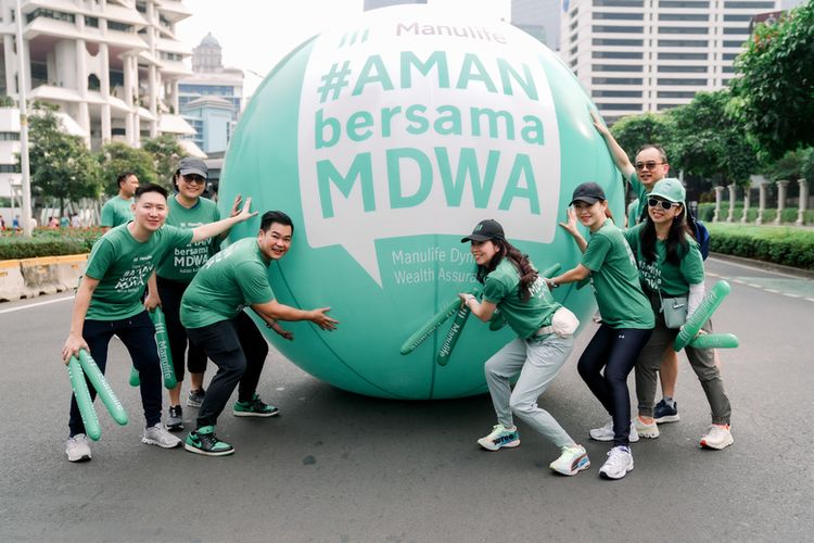 Antusiasme peserta kegiatan MDWA Car Free Day Parade, Minggu (7/12/2025).