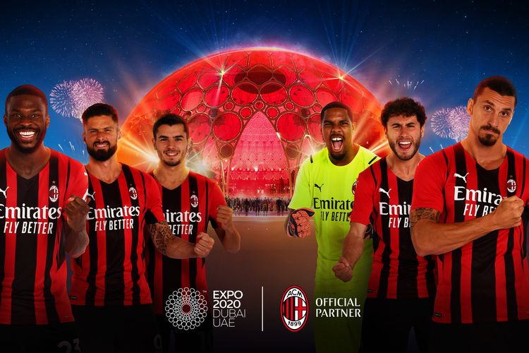 AC Milan resmi bermitra dengan Expo 2020 Dubai yang berlangsung di Uni Emirat Arab mulai 1 Oktober 2021 hingga 31 Maret 2022.