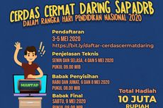 Hari Terakhir Daftar Cerdas Cermat Kemendikbud, Total Hadiah Rp 10 Juta