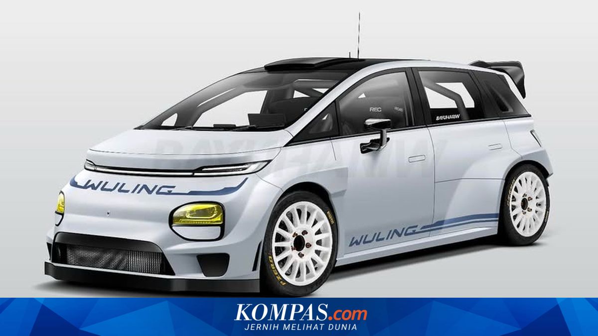 Modifikasi Digital Wuling Cloud EV Jadi Mobil Rally
