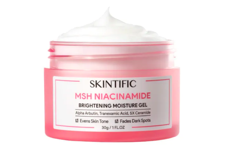 Skintific MSH Niacinamide Brightening Moisture Gel, rekomendasi moisturizer untuk kulit kusam

