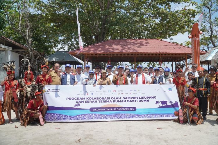 Peruri turut berkolaborasi bersama 28 BUMN dalam Program Tanggung Jawab Sosial dan Lingkungan (TJSL) Olah Sampah di Likupang, Kabupaten Minahasa Utara, Sulawesi Utara. 