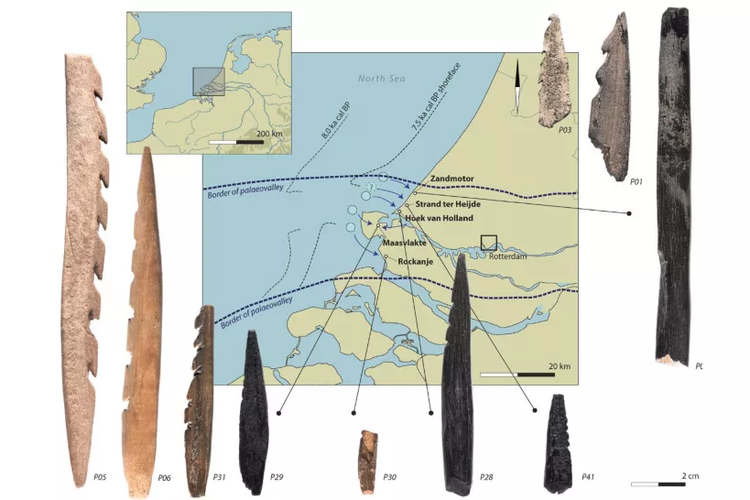 Senjata yang berasal dari tulang manusia ditemukan di Belanda. Senjata yang digunakan manusia purba ini membingungkan para peneliti.
