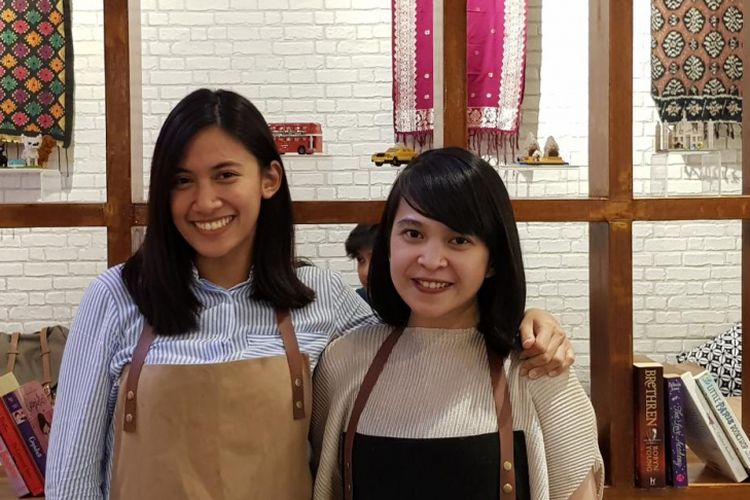 Dua pendiri Kopi Nyai, Ratu Nabilla (30) dan Indah Rizki (30).