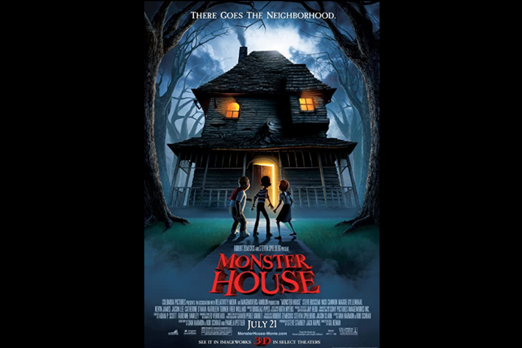 Film animasi Monster House dapat disaksikan di Youtube