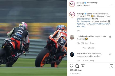 Terganggu Saat Melaju, Aleix Espargaro Marahi Adiknya Sendiri